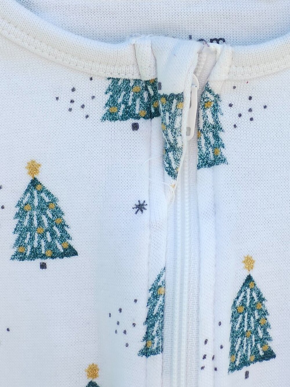 PETIT LEM Christmas Tree Onesie 9M Sparkly Christmas Tree Topper HOLIDAY
